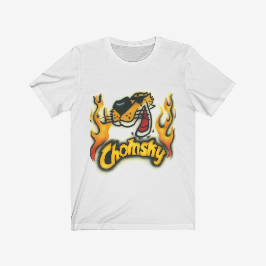 Chomsky Flame Tee (White)